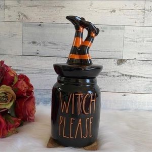 Rae Dunn WITCH PLEASE Figural Canister